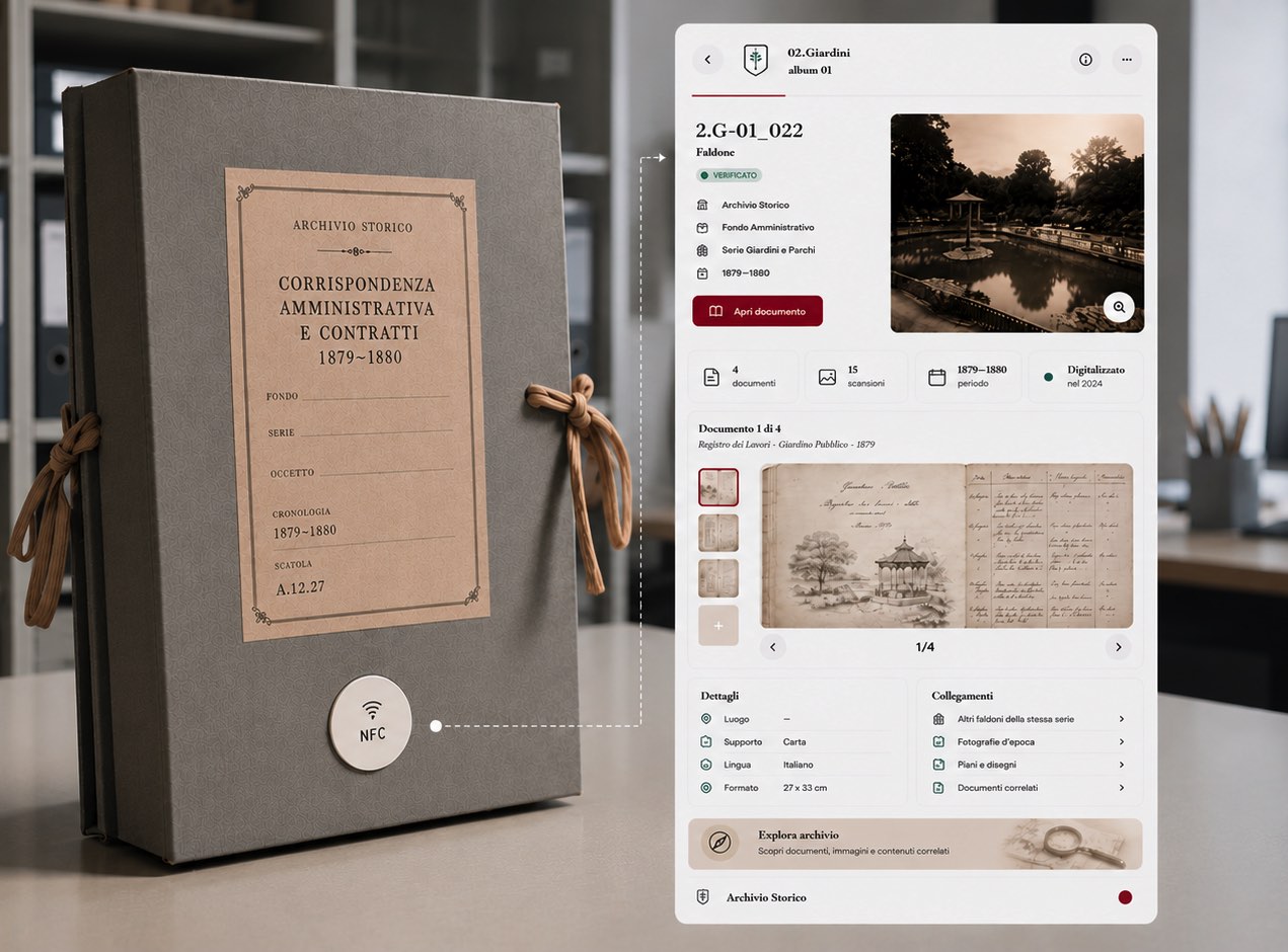 Scheda digitale di un oggetto archivistico